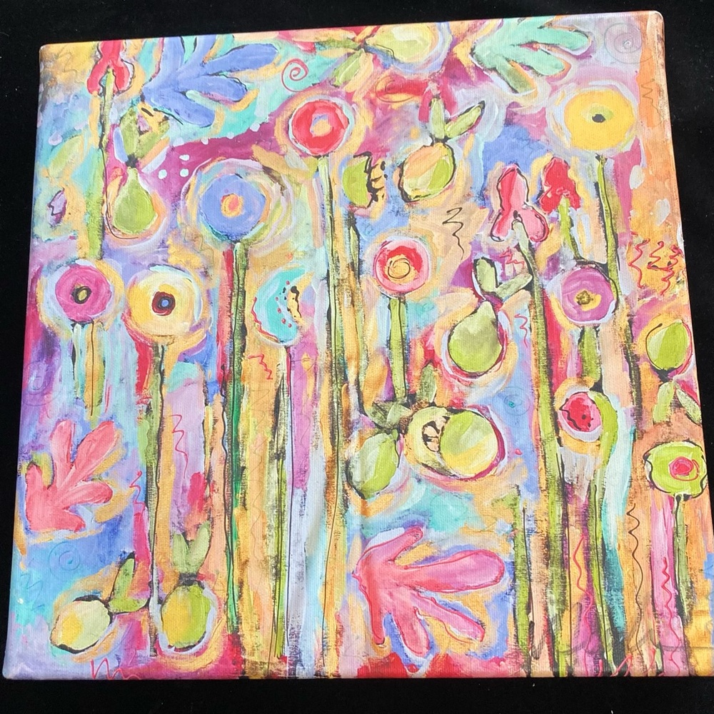 Magical Forrest” Print on Canvas 12”x12”x1.5” by Victoria Heisler